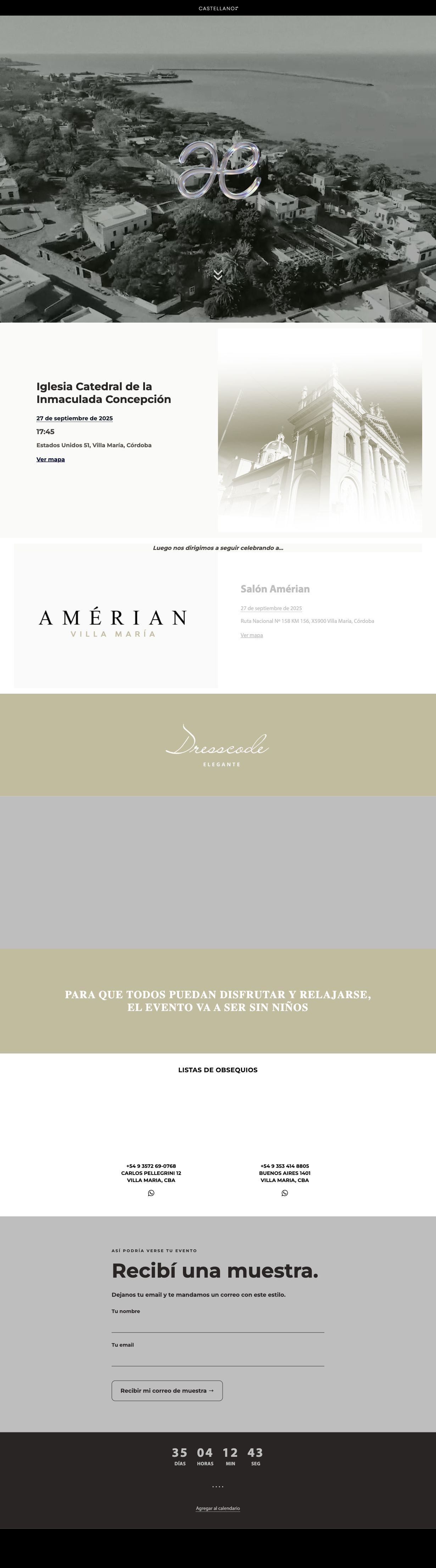 Preview de la invitación
